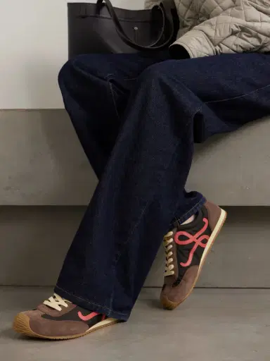 Loewe Ballet Runner 2.0 Logo-appliquéd Leather, Canvas And Suede Sneakers | Thumbnail 2 Loewe Ballet Runner 2.0 Logo-appliquéd Leather, Canvas And Suede Sneakers | Thumbnail 2