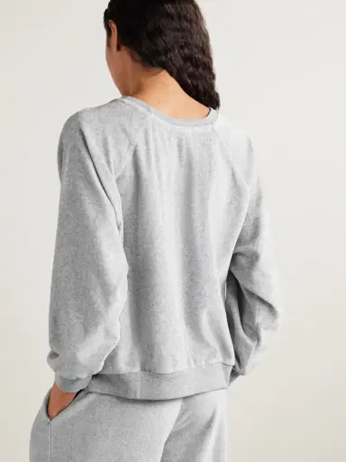 Suzie Kondi Samos Cotton-blend Velour Sweatshirt | Thumbnail 3 Suzie Kondi Samos Cotton-blend Velour Sweatshirt | Thumbnail 3