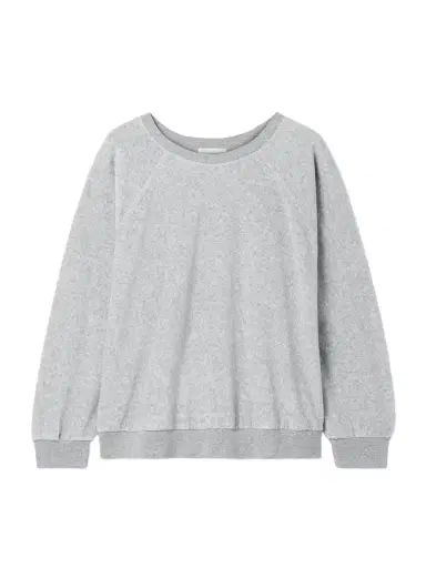 Suzie Kondi Samos Cotton-blend Velour Sweatshirt | Thumbnail 1 Suzie Kondi Samos Cotton-blend Velour Sweatshirt | Thumbnail 1