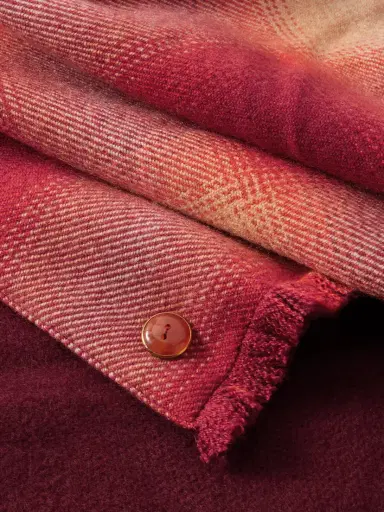 God’s True Cashmere Fringed Checked Cashmere Scarf | Thumbnail 3 God’s True Cashmere Fringed Checked Cashmere Scarf | Thumbnail 3