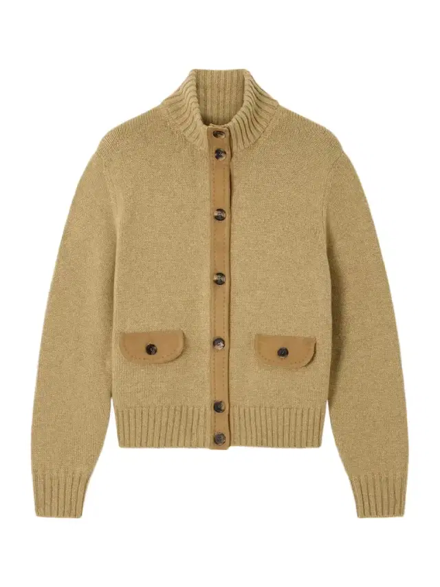 Loro Piana Parksville Suede-trimmed Cashmere Cardigan