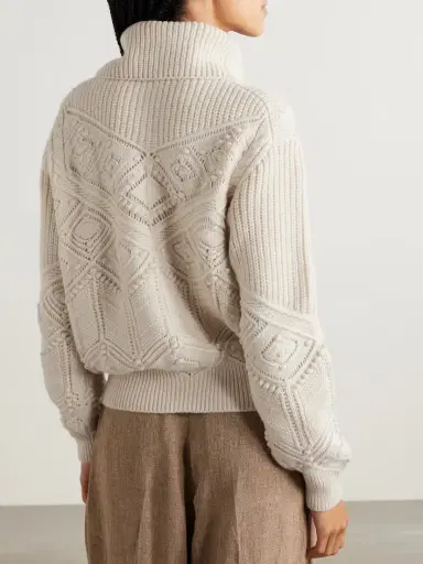 Loro Piana Cashmere Zip-up Cardigan | Thumbnail 4