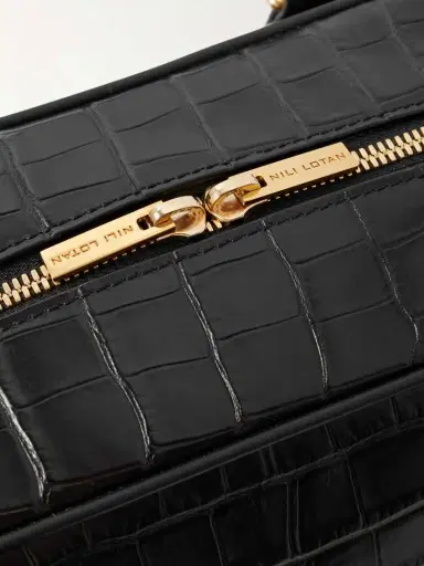Nili Lotan Jaclyn Croc-effect Leather Tote | Thumbnail 3 Nili Lotan Jaclyn Croc-effect Leather Tote | Thumbnail 3