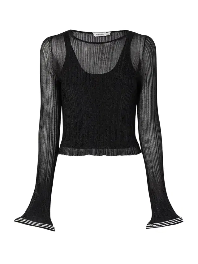 Maebry Crystal-embellished Metallic Ribbed-knit Top