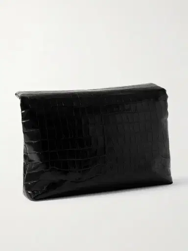 Nili Lotan Jerry Croc-effect Leather Clutch | Thumbnail 3 Nili Lotan Jerry Croc-effect Leather Clutch | Thumbnail 3