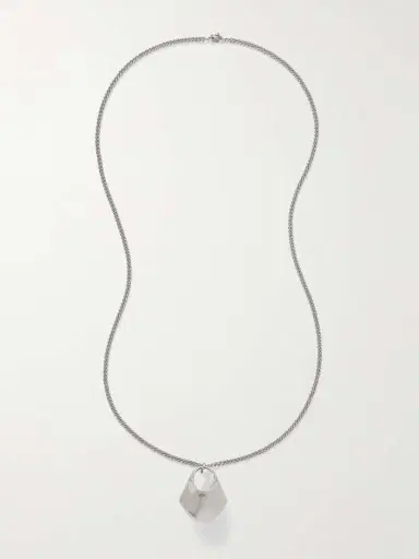 Khaite Lotus Small Silver-tone Necklace | Thumbnail 4 Khaite Lotus Small Silver-tone Necklace | Thumbnail 4
