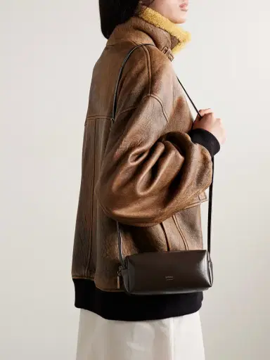 Khaite Kye Glossed-leather Shoulder Bag | Thumbnail 2