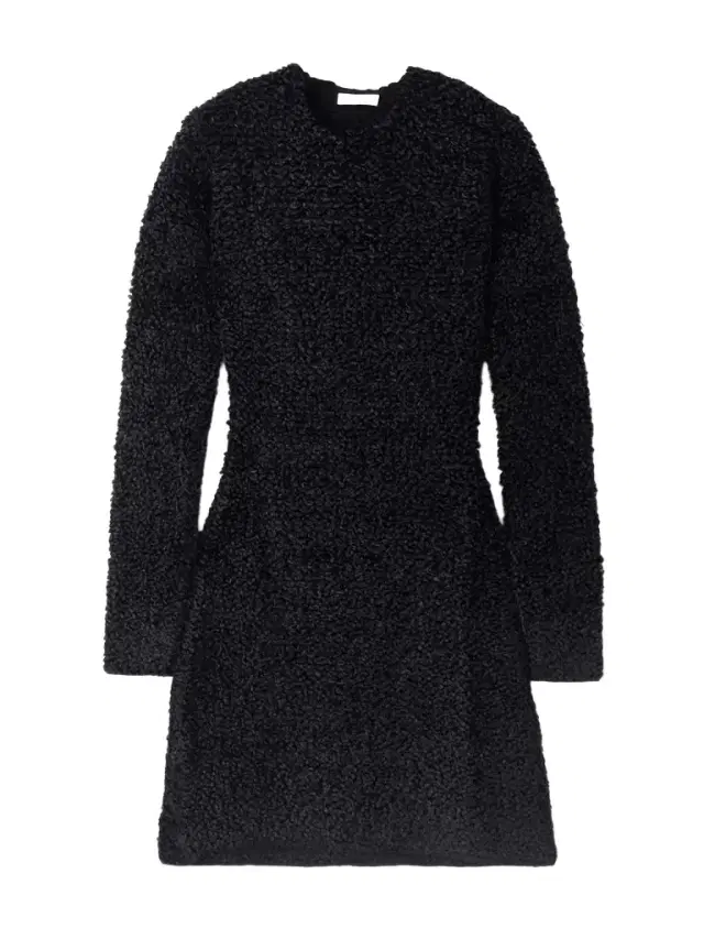Jacquard-knit Bouclé Mini Dress