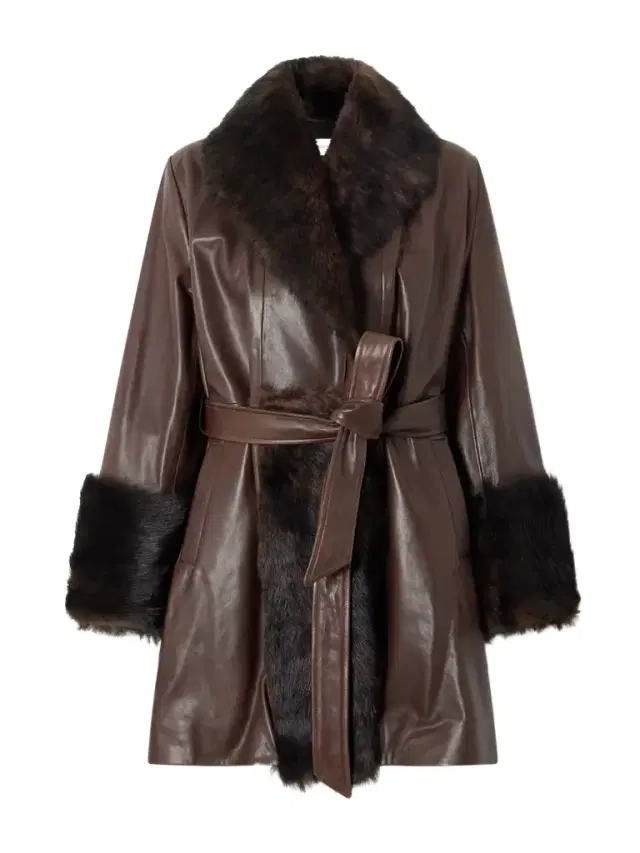 Carmen Belted Shearling Jacket