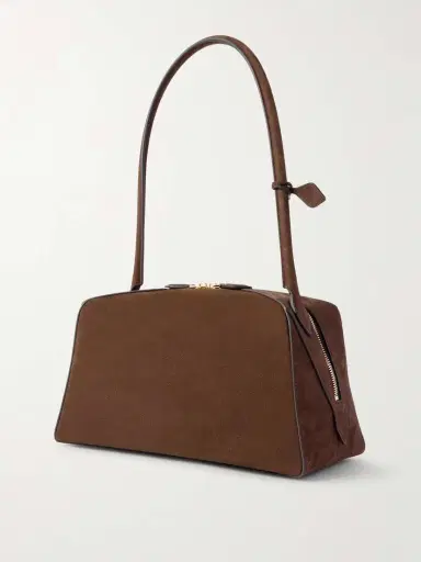 Alaïa Le Bulldog Medium Nubuck Shoulder Bag | Thumbnail 3 Alaïa Le Bulldog Medium Nubuck Shoulder Bag | Thumbnail 3