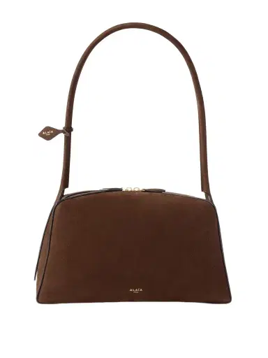 Alaïa Le Bulldog Medium Nubuck Shoulder Bag | Thumbnail 1 Alaïa Le Bulldog Medium Nubuck Shoulder Bag | Thumbnail 1