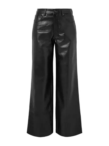 Anine Bing Manon Leather Wide-leg Pants | Thumbnail 1 Anine Bing Manon Leather Wide-leg Pants | Thumbnail 1