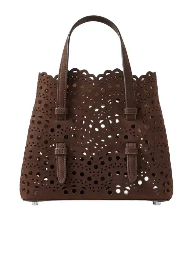 Alaïa Mina Laser-cut Suede Tote | Thumbnail 1