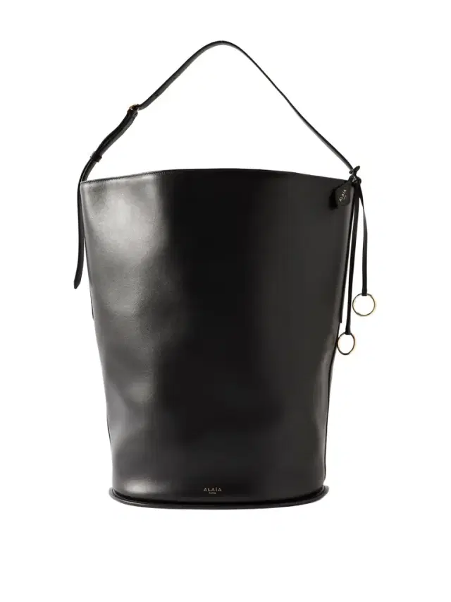 Alaïa Hip Large Leather Bucket Bag