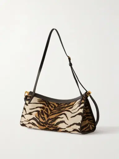 Alaïa Le Click Ew Medium Tiger-print Calf Hair And Leather Shoulder Bag | Thumbnail 3 Alaïa Le Click Ew Medium Tiger-print Calf Hair And Leather Shoulder Bag | Thumbnail 3