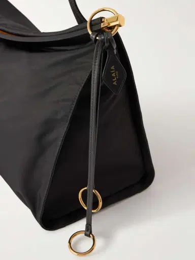 Alaïa Click E/w Large Leather-trimmed Shell Shoulder Bag | Thumbnail 4 Alaïa Click E/w Large Leather-trimmed Shell Shoulder Bag | Thumbnail 4