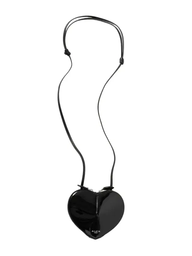 Le Coeur Patent-leather Shoulder Bag