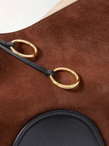 Alaïa Leather-trimmed Suede Tote | Thumbnail 4 Alaïa Leather-trimmed Suede Tote | Thumbnail 4