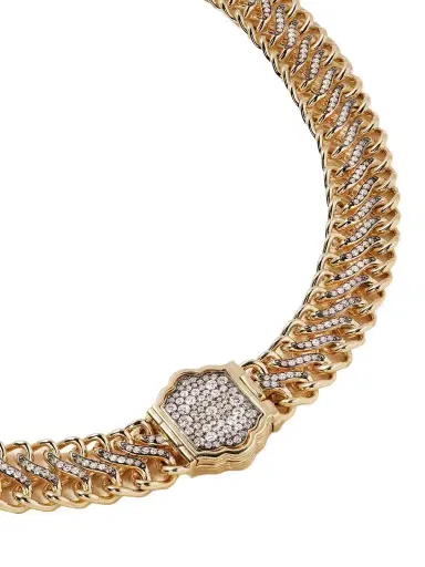 Lucy Delius Medusa 14-karat Recycled Gold Diamond Necklace | Thumbnail 1