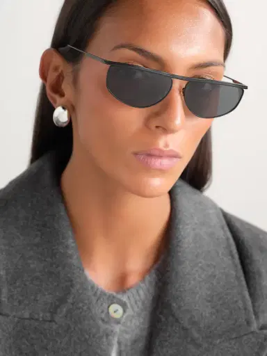Oliver Peoples + Khaite 1986 D-frame Acetate And Metal Sunglasses | Thumbnail 2