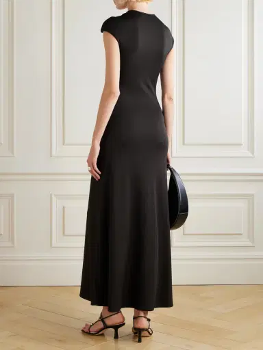 Christopher Esber Hollow Cutout Embellished Ribbed Jersey Maxi Dress | Thumbnail 3 Christopher Esber Hollow Cutout Embellished Ribbed Jersey Maxi Dress | Thumbnail 3