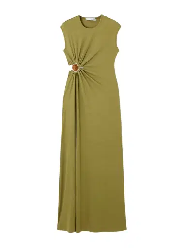 Christopher Esber Cutout Embellished Ribbed-jersey Maxi Dress | Thumbnail 1 Christopher Esber Cutout Embellished Ribbed-jersey Maxi Dress | Thumbnail 1