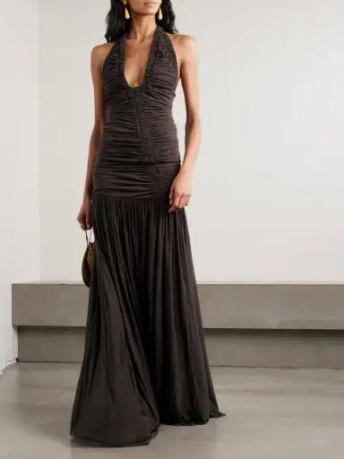 Christopher Esber Orion Ruched Gathered Jersey Maxi Skirt | Thumbnail 2 Christopher Esber Orion Ruched Gathered Jersey Maxi Skirt | Thumbnail 2