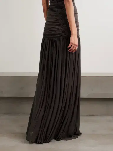 Christopher Esber Orion Ruched Gathered Jersey Maxi Skirt | Thumbnail 3 Christopher Esber Orion Ruched Gathered Jersey Maxi Skirt | Thumbnail 3