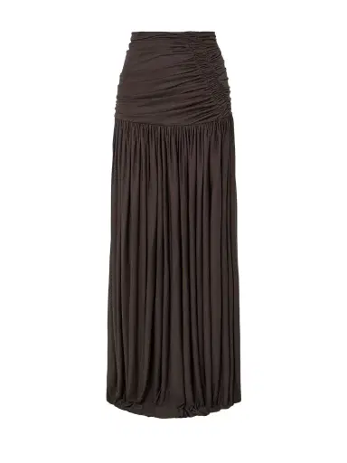 Christopher Esber Orion Ruched Gathered Jersey Maxi Skirt | Thumbnail 1 Christopher Esber Orion Ruched Gathered Jersey Maxi Skirt | Thumbnail 1