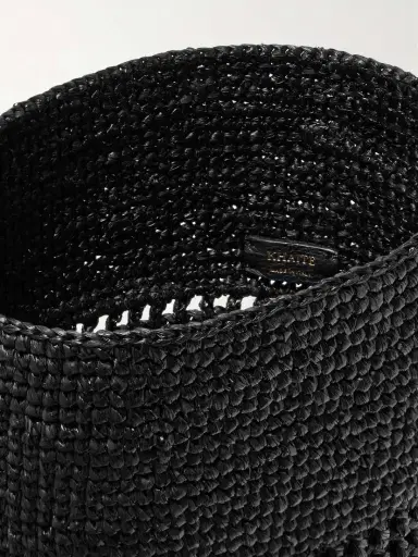 Khaite Billie Leather-trimmed Raffia Bucket Bag | Thumbnail 5 Khaite Billie Leather-trimmed Raffia Bucket Bag | Thumbnail 5
