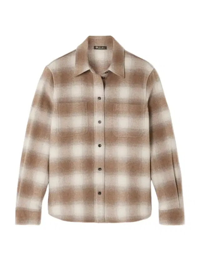 Loro Piana Checked Wool And Cashmere-blend Flannel Shirt