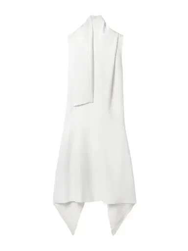 Khaite Loell Draped Duchesse-satin Midi Dress | Thumbnail 1