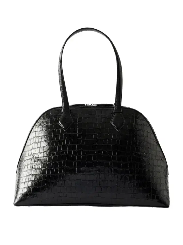 Harnick Croc-effect Leather Shoulder Bag