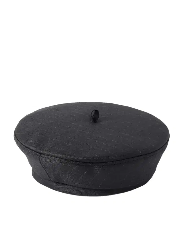 Pinstriped Wool-blend Beret