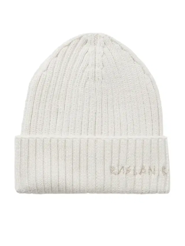 Embroidered Ribbed Wool-blend Beanie