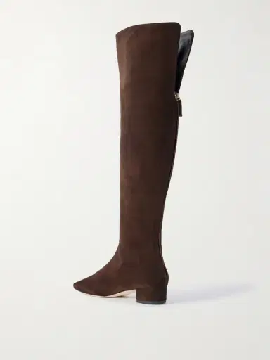 Manolo Blahnik Gore 30 Suede Over-the-knee Boots | Thumbnail 3 Manolo Blahnik Gore 30 Suede Over-the-knee Boots | Thumbnail 3