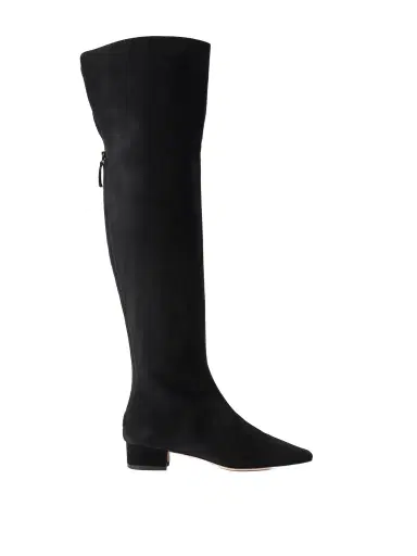 Manolo Blahnik Gore 30 Suede Over-the-knee Boots | Thumbnail 1 Manolo Blahnik Gore 30 Suede Over-the-knee Boots | Thumbnail 1