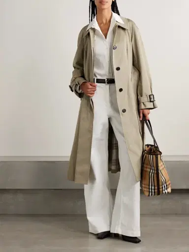 Burberry Ellingham Belted Cotton-gabardine Trench Coat | Thumbnail 2