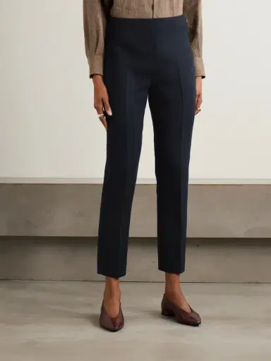 Loro Piana Ralph Pleated Cashmere Straight-leg Pants | Thumbnail 3 Loro Piana Ralph Pleated Cashmere Straight-leg Pants | Thumbnail 3