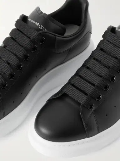McQueen Exaggerated-sole Leather Sneakers | Thumbnail 4 McQueen Exaggerated-sole Leather Sneakers | Thumbnail 4