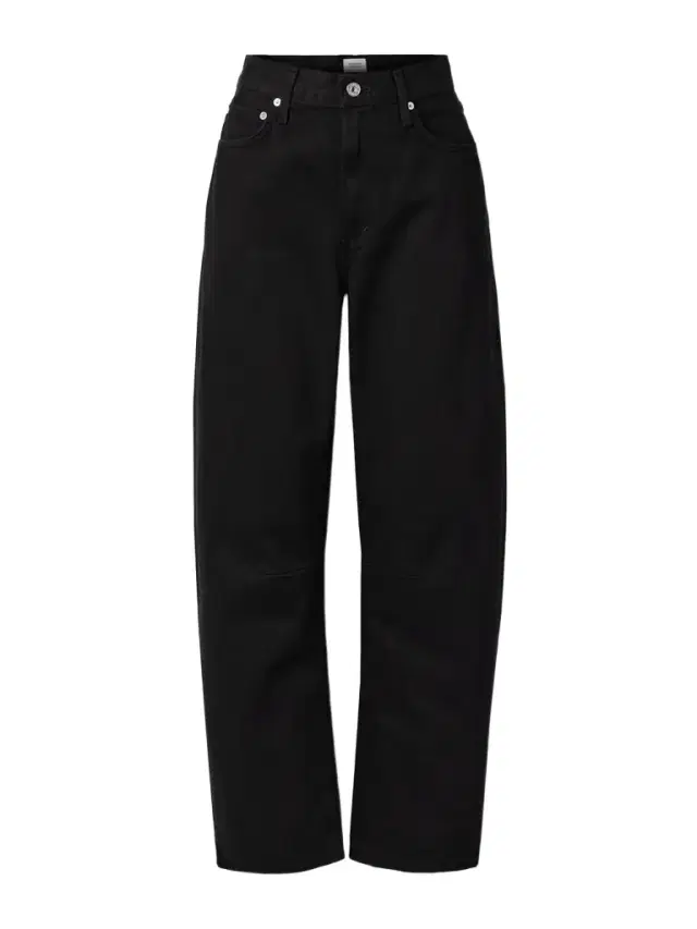 Miro Long Mid-rise Barrel-leg Jeans
