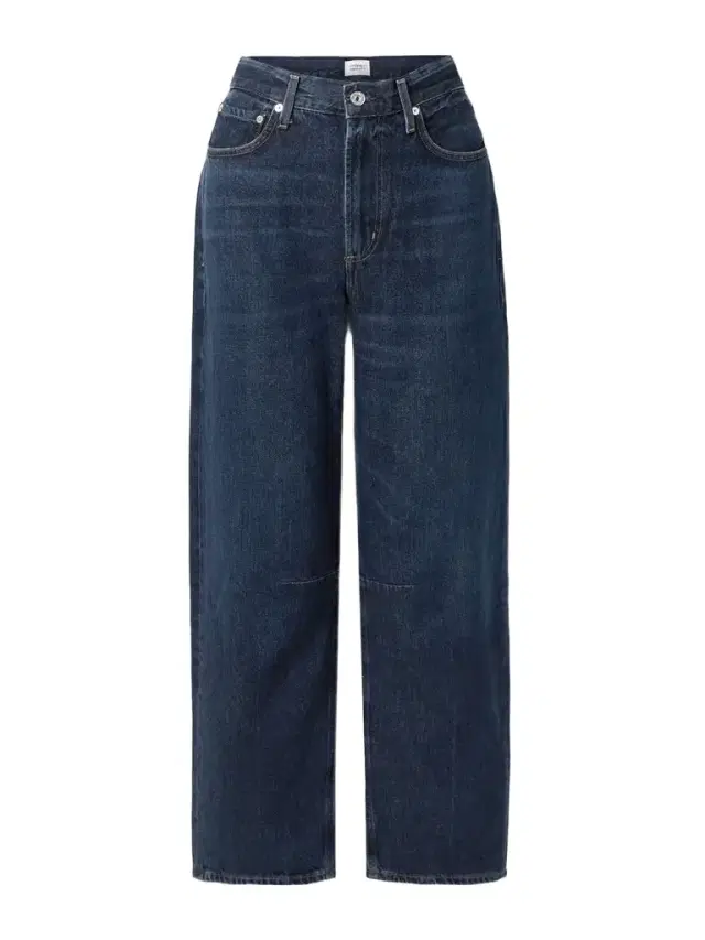 Miro Long Mid-rise Barrel-leg Jeans