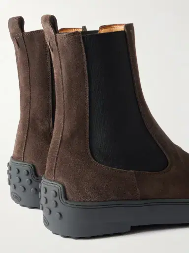 Tod's Winter Gommini Suede Chelsea Boots | Thumbnail 4 Tod's Winter Gommini Suede Chelsea Boots | Thumbnail 4