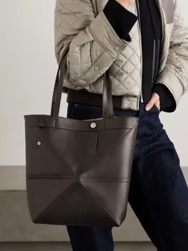 Loewe Puzzle Fold Panta Medium Convertible Leather Tote | Thumbnail 2
