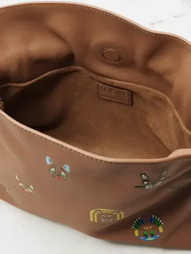 Loewe + Louis Wain Flamenco Cats Mini Printed Leather Clutch | Thumbnail 5