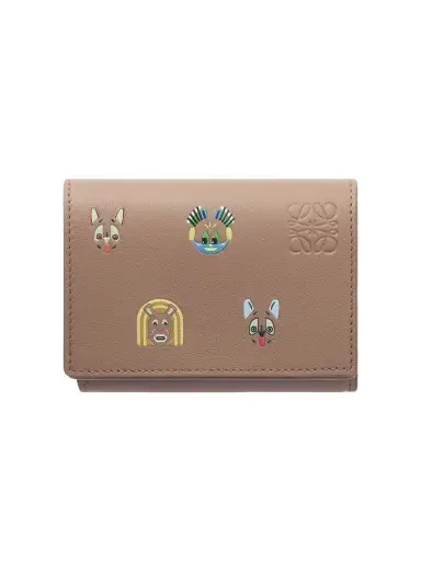 Loewe + Louis Wain Cats Printed Leather Wallet | Thumbnail 1