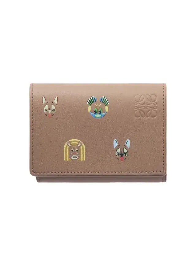 Loewe + Louis Wain Cats Printed Leather Wallet