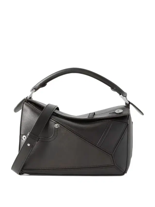 Puzzle Panta Small Textured-leather Shoulder Bag