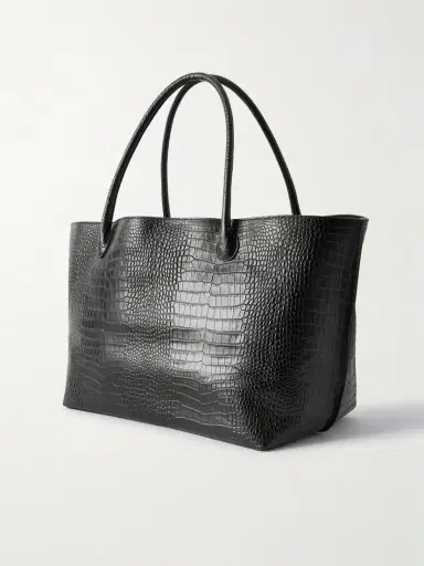 LIÉ STUDIO The Eva Weekend Croc-effect Leather Tote | Thumbnail 3 LIÉ STUDIO The Eva Weekend Croc-effect Leather Tote | Thumbnail 3