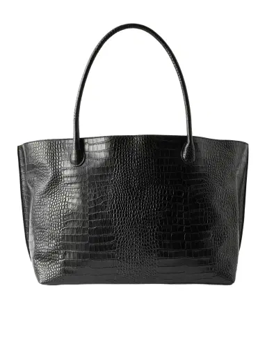 LIÉ STUDIO The Eva Weekend Croc-effect Leather Tote | Thumbnail 1 LIÉ STUDIO The Eva Weekend Croc-effect Leather Tote | Thumbnail 1